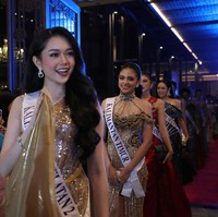 Dalam konferensi pers, Putri Kus Wisnu Wardhani selaku Ketua Dewan Pembina Yayasan Puteri Indonesia berharap tahun ini para finalis bisa menyusul kesuksesan empat pemenang Puteri Indonesia 2024 yang menoreh prestasi di pageant internasional.  Foto: Pradita Utama/DetikFoto