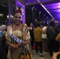 Finalis Puteri Indonesia 2025 hadir dengan berbagai latar belakang. Wakil dari Papua, Yokbet Merauje, diketahui adalah seorang presenter televisi daerah, TVRI. Foto: Pradita Utama/DetikFoto