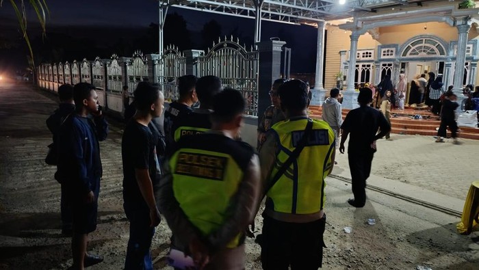 Rumah lokasi penembakan anak kepada ibu kandungnya di OKU Timur.