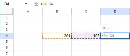 Ilustrasi penggunaan rumus di aplikasi Excel.