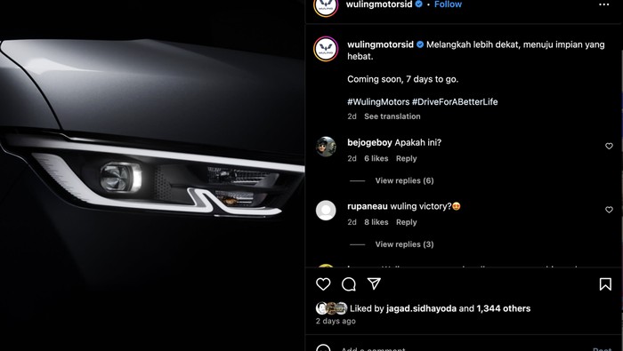 Teaser Mobil Baru Wuling