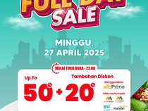 Besok Serbu Transmart Full Day Sale! Pesta Diskon Akhir Bulan 50% + 20%