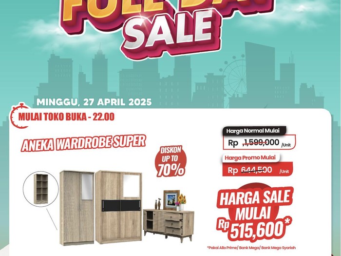 Transmart Full Day sale lemari