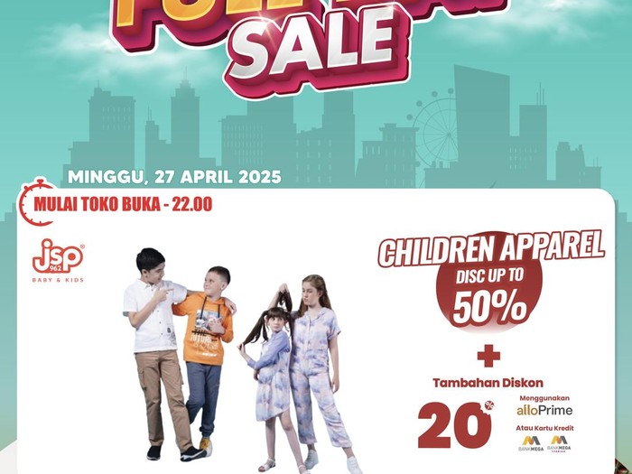 Transmart full day sale pakaian anak