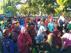 Jumlah Peserta Festival Rimpu Mantika 2025 Diklaim Lebih dari 80 Ribu Orang