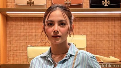 Foto: Gaya Mahalini, Tissa Biani, dan Aaliyah Massaid di Acara Tory Burch