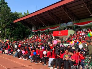 HUT Ke-73, Kopassus Gelar Hari Gembira Bareng 4.000 Anak Yatim-Prajurit