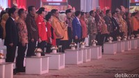 Sejumlah perwakilan partai lain seperti Sekjen NasDem Hermawi Taslim dan Sekjen PAN Eko Patrio turut hadir di lokasi.