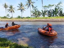 Pemotor yang Tercebur Sungai Bondoyudo Lumajang Ditemukan Tewas