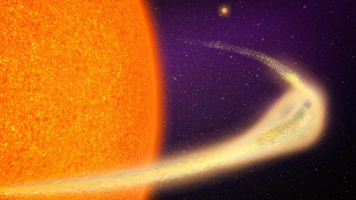 Planet yang sedang hancur