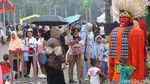 Semarak Warga Jakarta Ramaikan Lebaran Betawi di Monas
