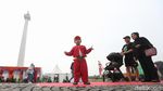 Semarak Warga Jakarta Ramaikan Lebaran Betawi di Monas