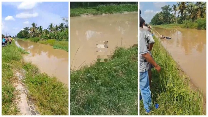 Tangkap layar video saat mayat tanpa identitas ditemukan warga Lampung Tengah,
