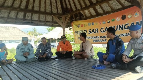 Tim SAR gabungan menghentikan operasi pencarian terhadap bule Rusia yang hilang di perairan Amed, Kecamatan Abang, Karangasem, Bali, Sabtu (26/4/2025). (Foto: Dok. Basarnas Karangasem)