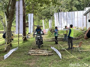 Saat Kartini Modern Adu Ketangkasan dalam Event Motor Adventure di Kulon Progo