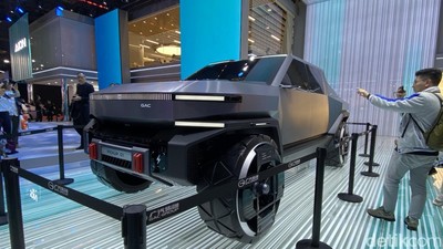 Tampang Sangar Pickup 01, Mobil Konsep dari GAC untuk Senggol Tesla!