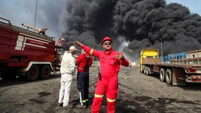 Ngeri Ledakan Dahsyat Tewaskan Puluhan Orang di Iran