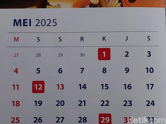 Kalender Mei 2025