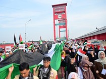 Aksi Bela Palestina di Sumsel Kumpulkan Donasi Rp 2,3 Miliar