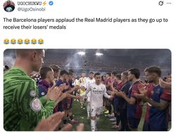 Meme Real Madrid Dipecundangi Barcelona, Terancam Tanpa Trofi