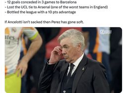 Meme Real Madrid Dipecundangi Barcelona, Terancam Tanpa Trofi