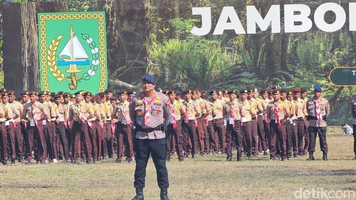Penutupan Jambore Karhutla 2025 di Tahura Sultan Syarif Hasyim, Minas Jaya, Kabupaten Siak, Minggu (27/4/2925).