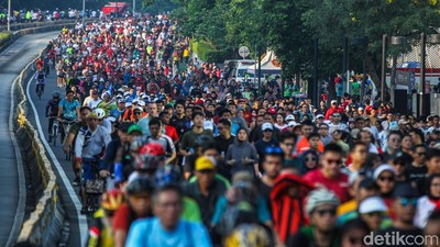 Potret Padatnya CFD Jakarta Hari Ini