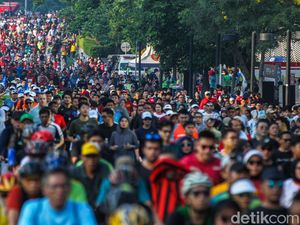 Potret Padatnya CFD Jakarta Hari Ini