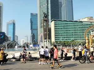 CFD Bundaran HI Hari Ini Ditiadakan karena Ada Jakarta International Marathon