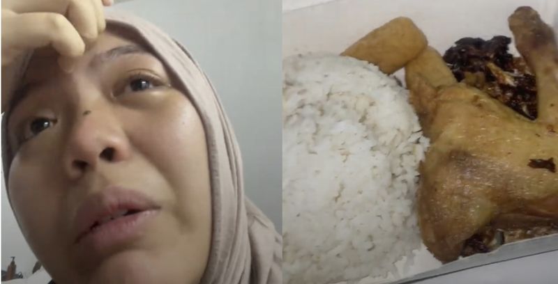 Wanita Ini Nangis Gegara Pesanan Ayam Gepuknya Tidak Disertai Sambal