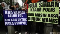 Aksi berlangsung tertib.