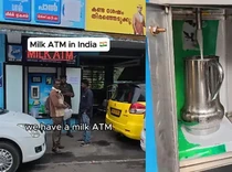 Unik! Ada ATM Susu di India Harganya Rp 10 Ribuan