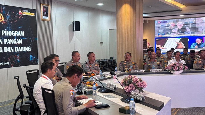 Avev Gugus Tugas Polri untuk Mendukung Ketahanan Pangan di Mabes Polri, Kebayoran Baru, Jaksel, Senin (28/4/2025)