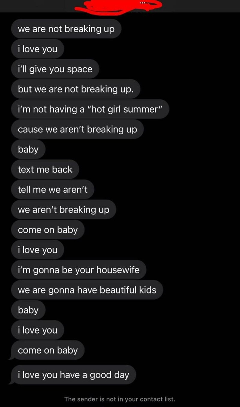 Putus dengan kekasih modelan begini sih nggak ada ruginya. Malahan lebih bersyukur sudah nggak sama-sama lagi.