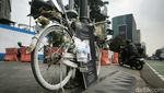 Potret Ghost Bike di Jl Thamrin, Pengingat Kerasnya Ibukota bagi Pesepeda