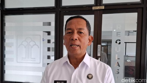 Kepala Kakanwil Ditjenpas NTT, Maliki, saat diwawancarai detikBali di Kota Kupang, seusai HUT Pemasyarakatan, Senin (28/4/2025). (Yufengki Bria/detikBali).