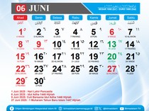 Daftar Tanggal Merah dan Long Weekend di Bulan Juni 2025