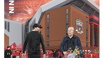 Arne Slot mengikuti jejak Jurgen Klopp juara Liga Inggris. Foto: X.com
