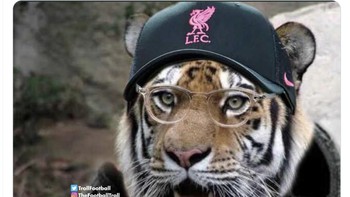 Meme Jurgen Klopp heran karena poinnya dulu lebih tinggi dari Arne Slot tapi gagal juara Liga Inggris. Foto: X.com