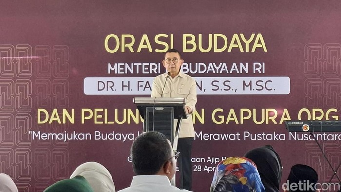 Menteri Kebudayaan RI Fadli Zon