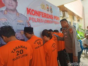 Polisi Tangkap 5 Pengedar Sabu di Lombok, Termasuk Seorang Janda