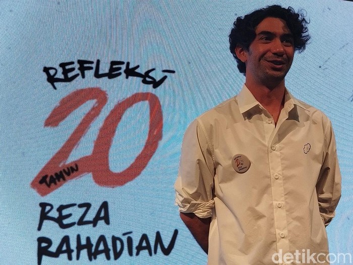 Peluncuran Program Dua Dasarasa 20 Tahun Reza Rahadian digelar di Bentara Budaya Jakarta, Palmerah, Jakarta Barat, pada Senin (28/4/2025).