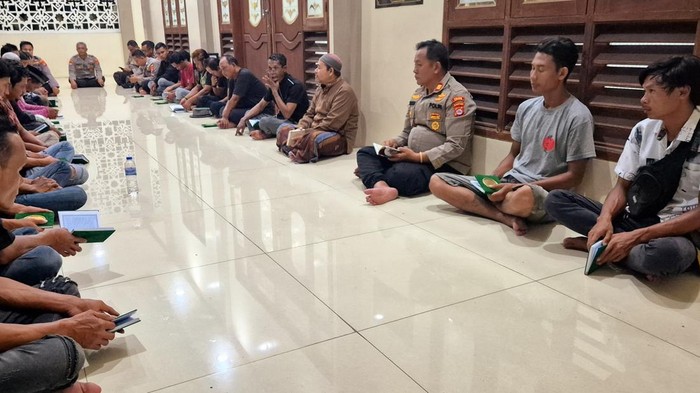 Pembinaan kepada 23 orang yang diamankan Polres Serang