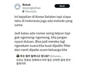 Bolehkah Angkat Telepon Nomor Tak Dikenal? Ini Kata Pakar