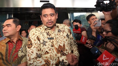 Potret Bobby Nasution Hadiri Koordinasi Antikorupsi di KPK