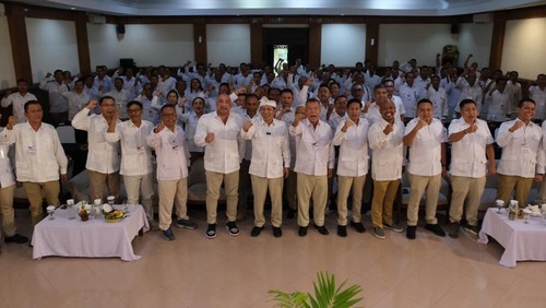 Rapat Kerja Daerah (Rakerda) DPD Gerindra Bali melalui siaran pers, Senin (28/4/2025). (IST)