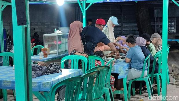 Wisata kuliner seafood di Pulau Tidung