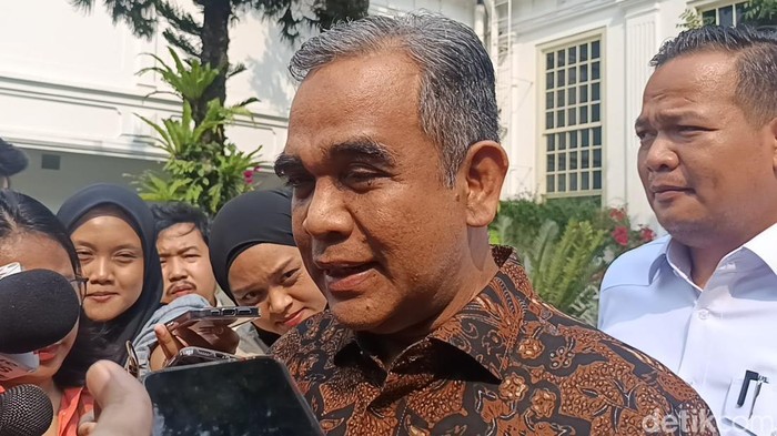 Ahmad Muzani di Istana (Eva Savitri/detikcom)