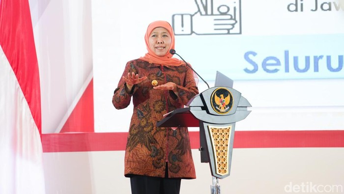 Gubernur Jatim Khofifah Indar Parawansa.