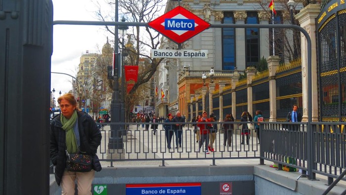 Ilustrasi Metro di Madrid